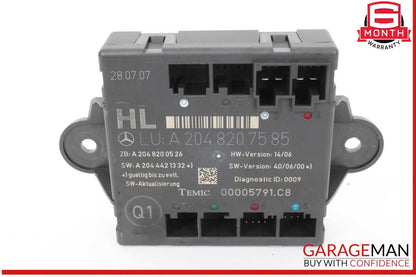 08-18 Mercedes W204 C300 CLS550 GLK350 Rear Left Side Door Control Module OEM