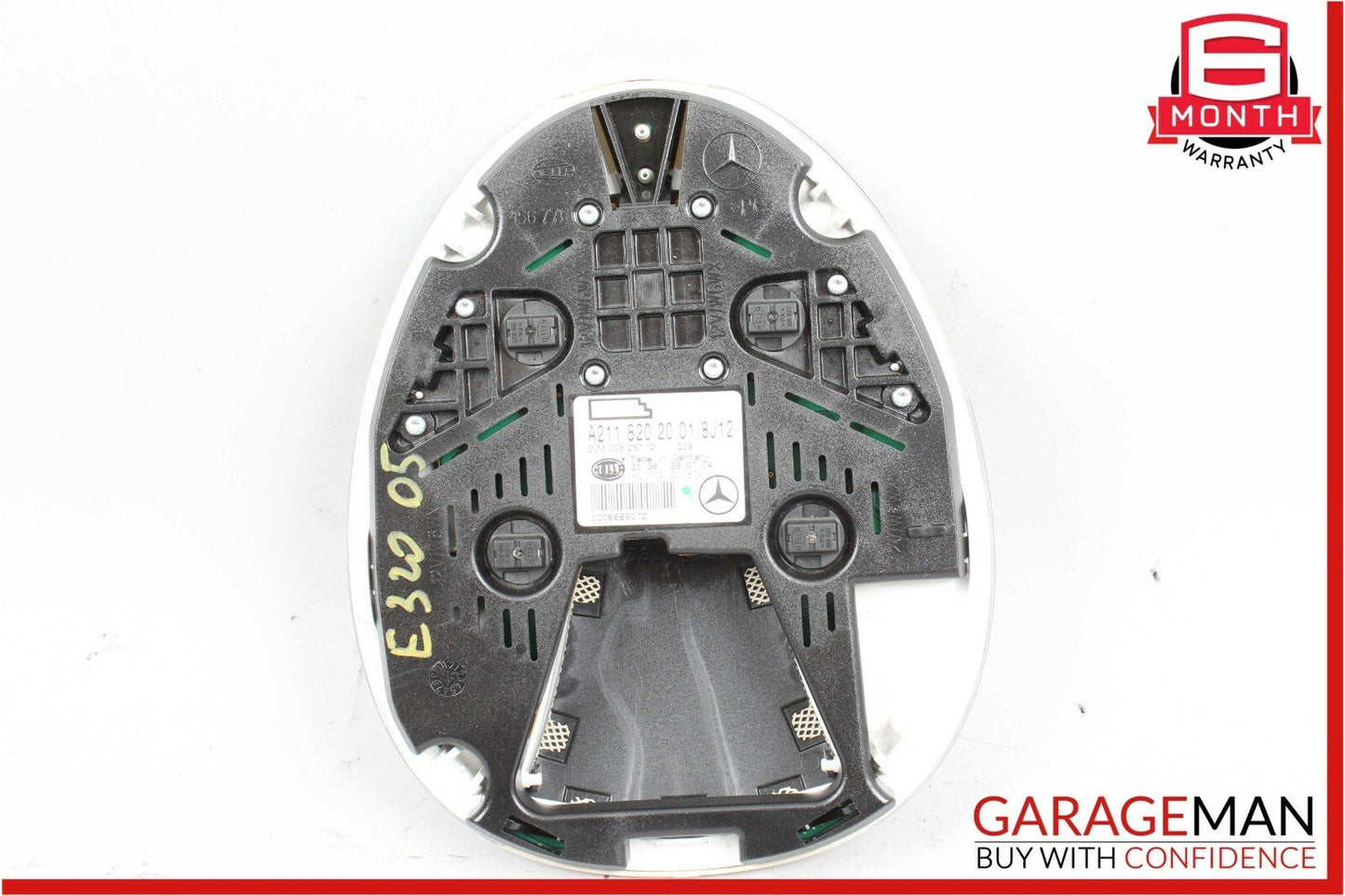 03-11 Mercedes W211 E320 CLS350 Rear Overhead Top Upper Dome Light Lamp Beige