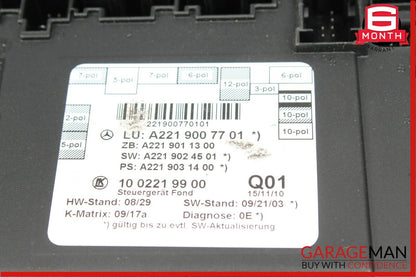 10-13 Mercedes W221 S400 S63 AMG Rear Right or Left Door Control Module OEM