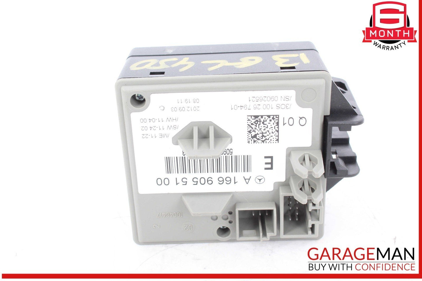 12-16 Mercedes X166 GL450 ML550 ML450 Ignition Switch Module w/ Key OEM