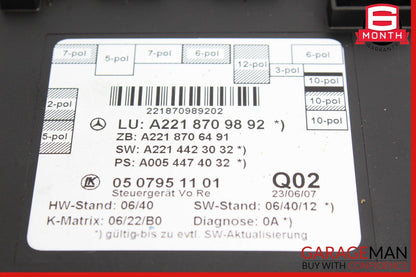07-13 Mercedes W221 S550 S600 Front Right Side Door Control Module OEM