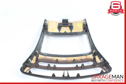 07-14 Mercedes W216 CL550 Center Console Comand Unit Radio Bezel Trim Wood OEM
