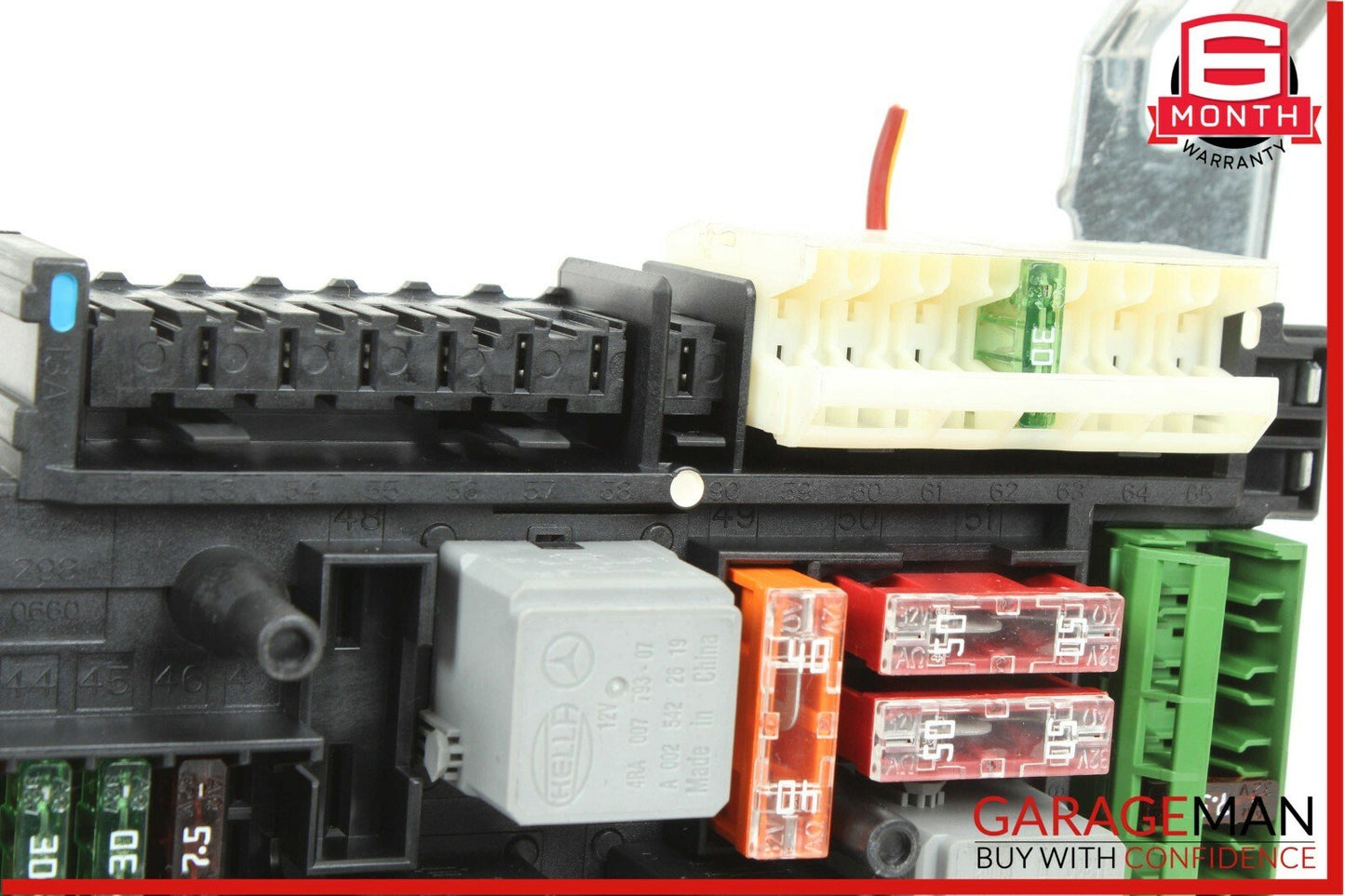 12-14 Mercedes W204 C250 C350 Rear SAM Fuse Box Relay Module Assembly OEM
