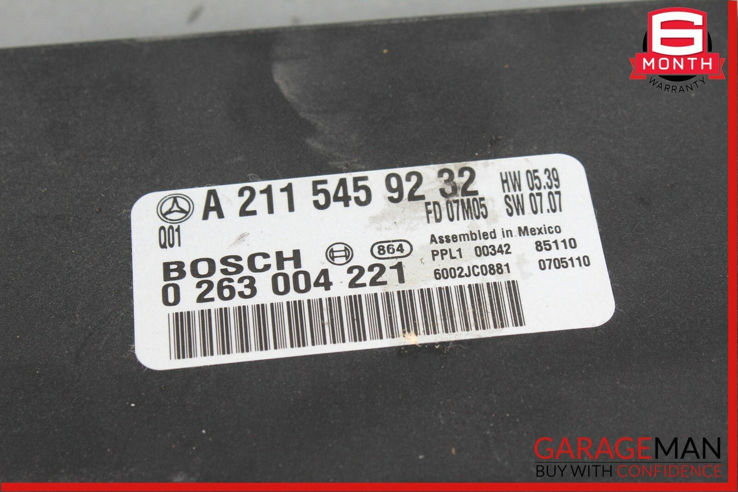 07-09 Mercedes W211 E63 Parking Distance Control Module 2115459232 OEM
