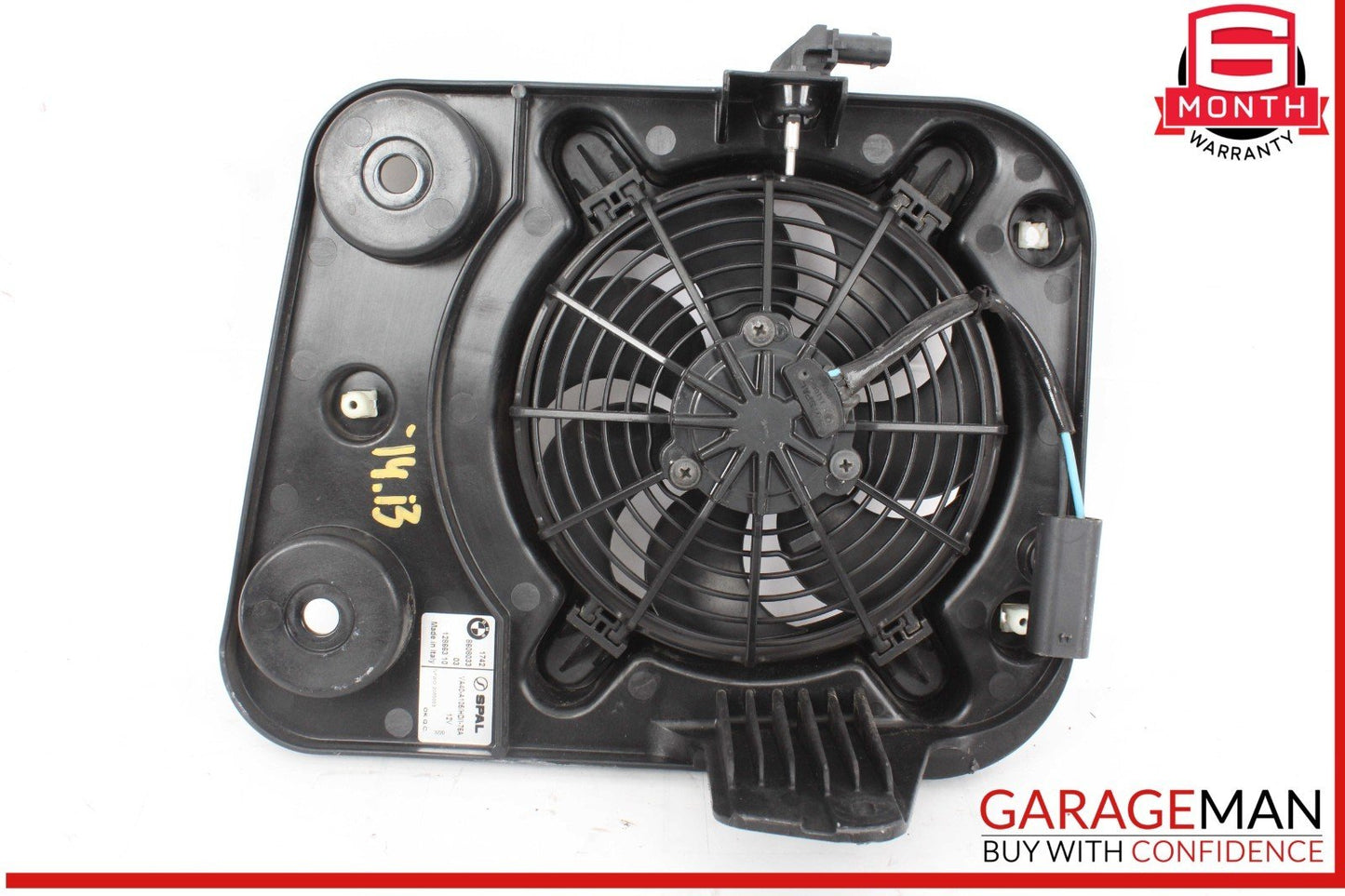 14-21 BMW i3 I01 Hybrid Aux Auxiliary Radiator Cooling Fan Motor 8608033 OEM