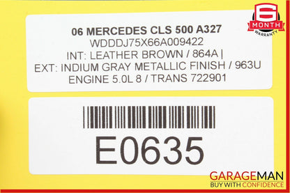 03-11 Mercedes W219 CLS500 Body Control Module Unit BCM BCU OEM
