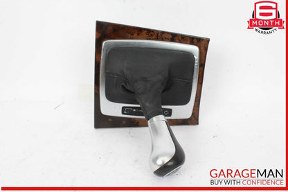 12-14 Mercedes W204 C250 Gear Shift Selector Indicator Knob Boot Assembly OEM