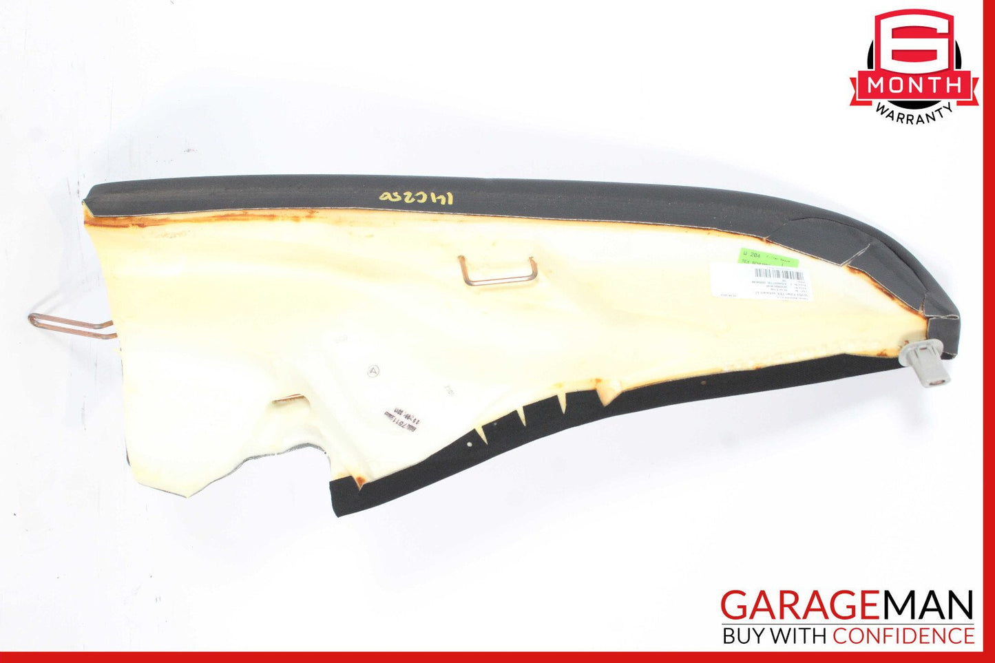 08-14 Mercedes W204 C250 C350 Rear Left Side Seat Side Bolster Black OEM