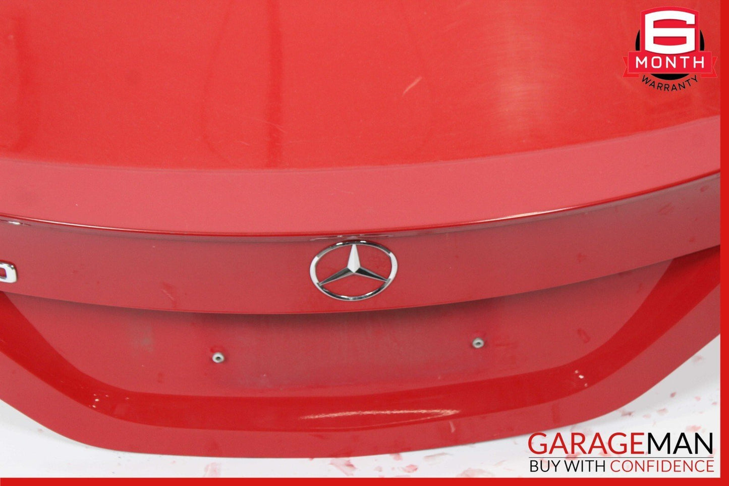 14-19 Mercedes W117 CLA180 CLA250 Sedan Rear Trunk Lid Deck Shell Panel Red OEM