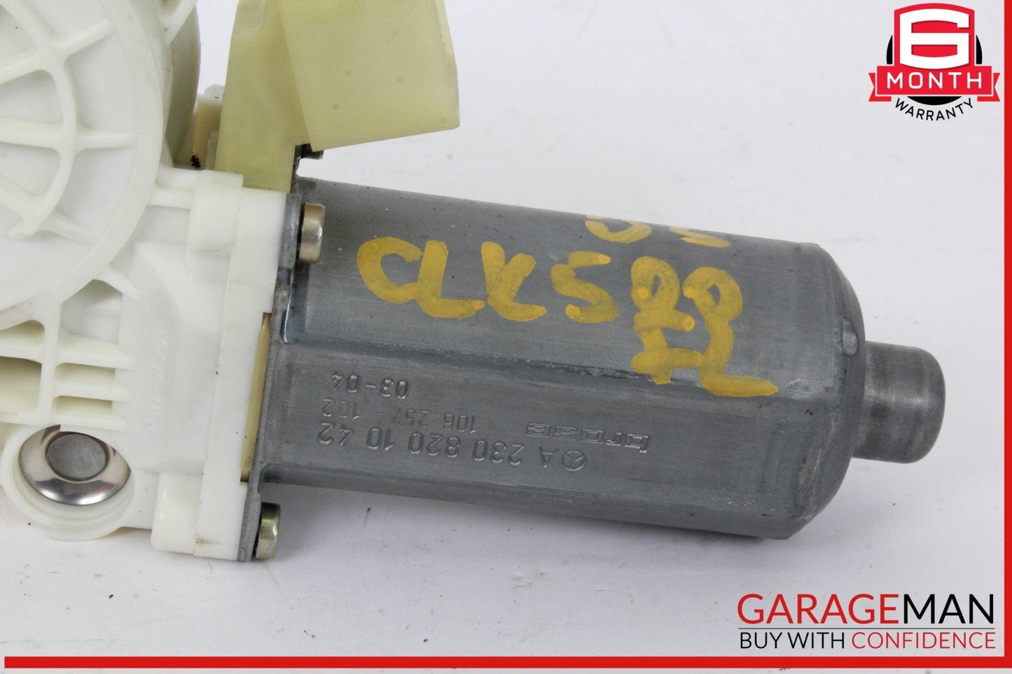 03-09 Mercedes W209 CLK500 Front Left Driver Side Door Window Regulator Motor