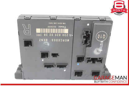 03-12 Mercedes R230 SL500 SL55 SL600 Front Right Side Door Control Module OEM