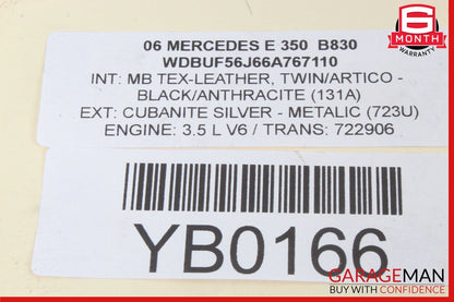 06-15 Mercedes W211 E350 S400 G550 Mass Air Flow Sensor 2730940748 OEM