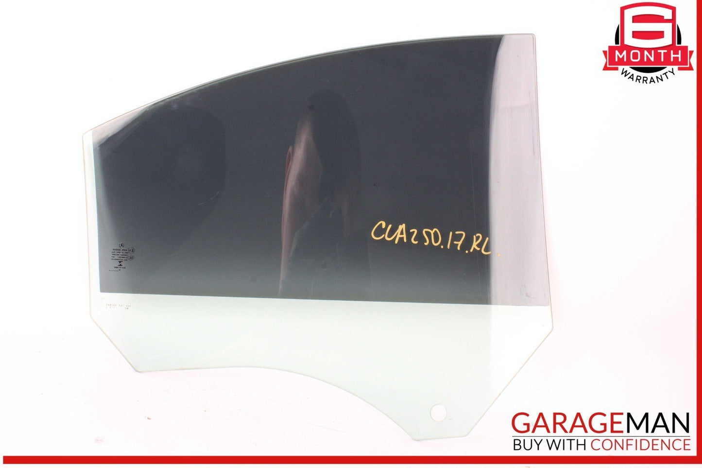 14-18 Mercedes W117 CLA250 Rear Left Driver Side Door Window Glass OEM