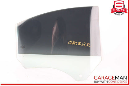 14-18 Mercedes W117 CLA250 Rear Left Driver Side Door Window Glass OEM