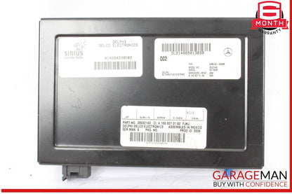 03-09 Mercedes W251 R500 R550 GL350 Sirius Satellite Radio Receiver Module OEM
