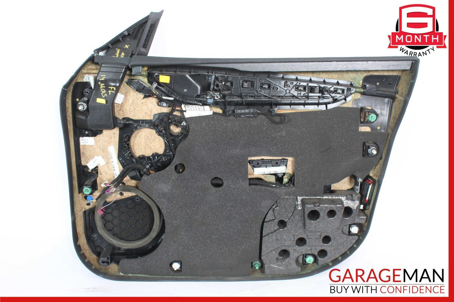 14-22 Maserati Ghibli M157 Front Left Driver Side Interior Door Panel Black OEM