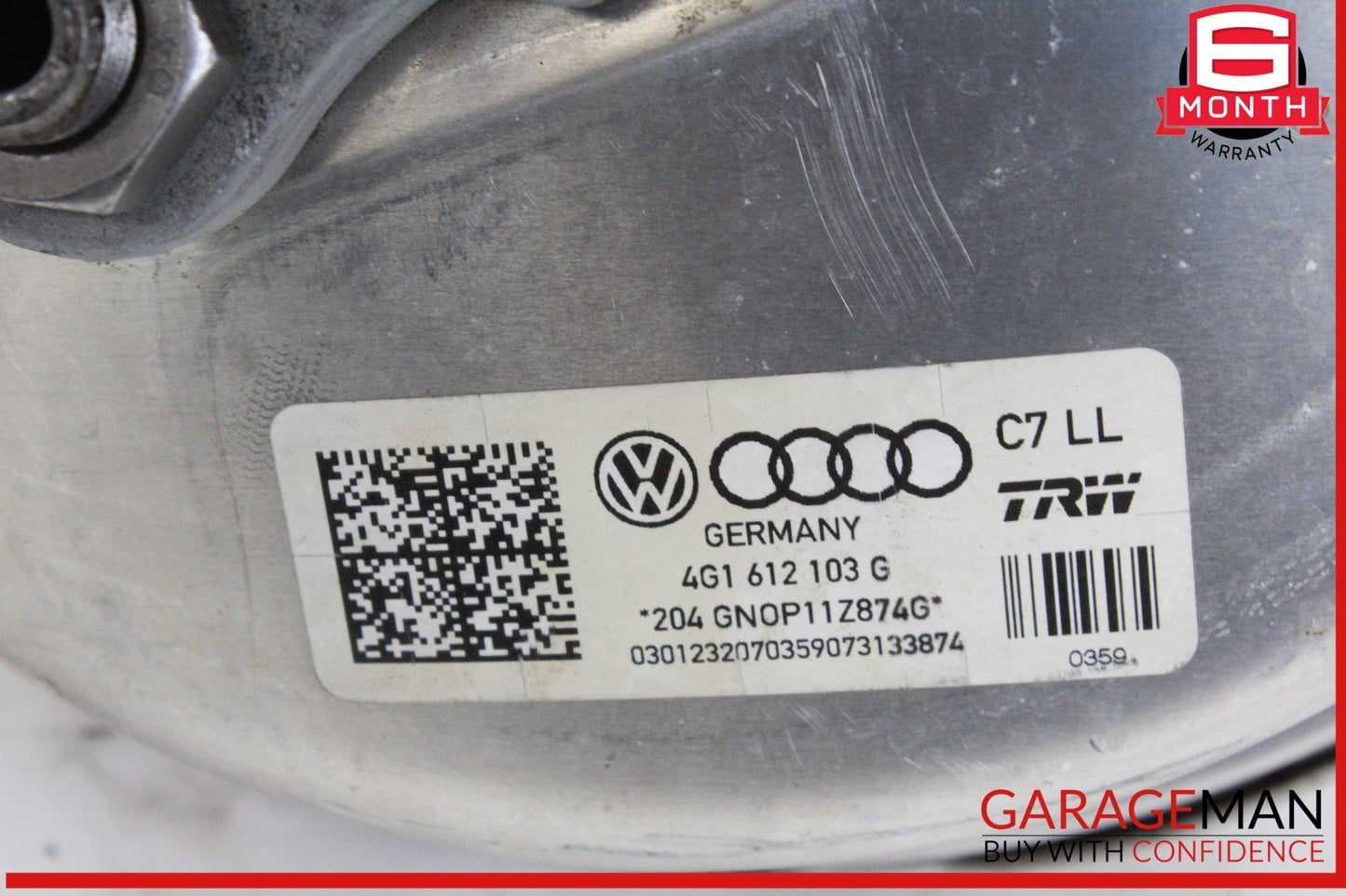 12-18 Audi A7 A6 Power Brake Booster Master Cylinder w/ Reservoir 4G1612103G OEM