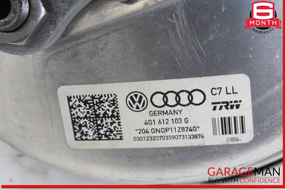 12-18 Audi A7 A6 Power Brake Booster Master Cylinder w/ Reservoir 4G1612103G OEM