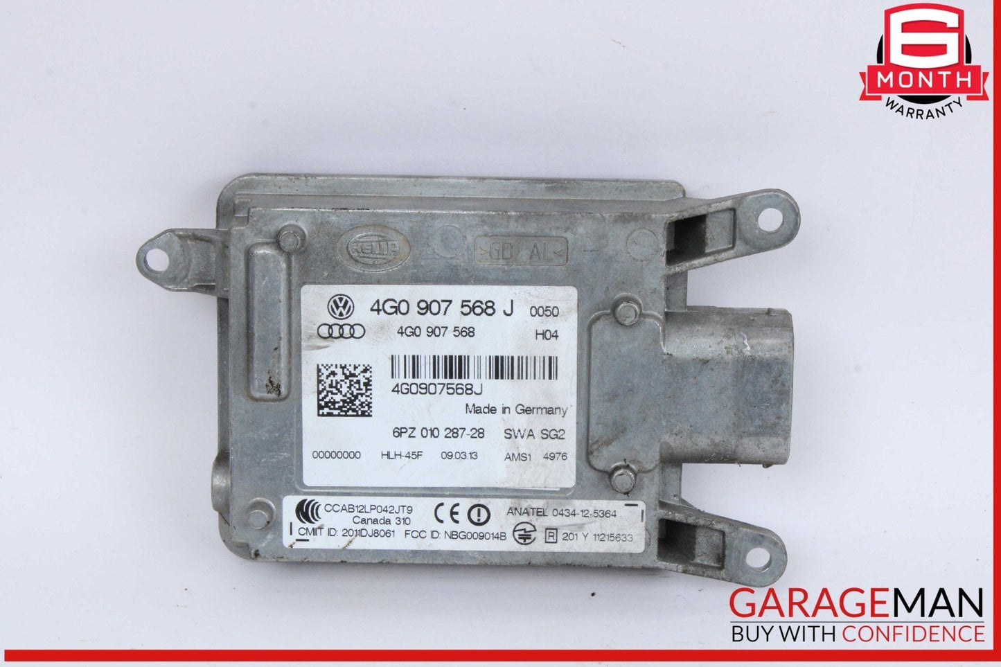 12-18 Audi A7 S7 Rear Right Passenger Side Lane Assist Blind Spot Radar Sensor
