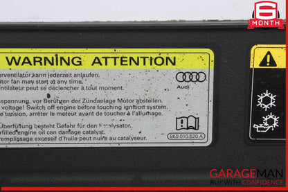 13-17 Audi Q5 SQ5 Front Engine Upper Slam Panel Cover Black 8R0807081A OEM
