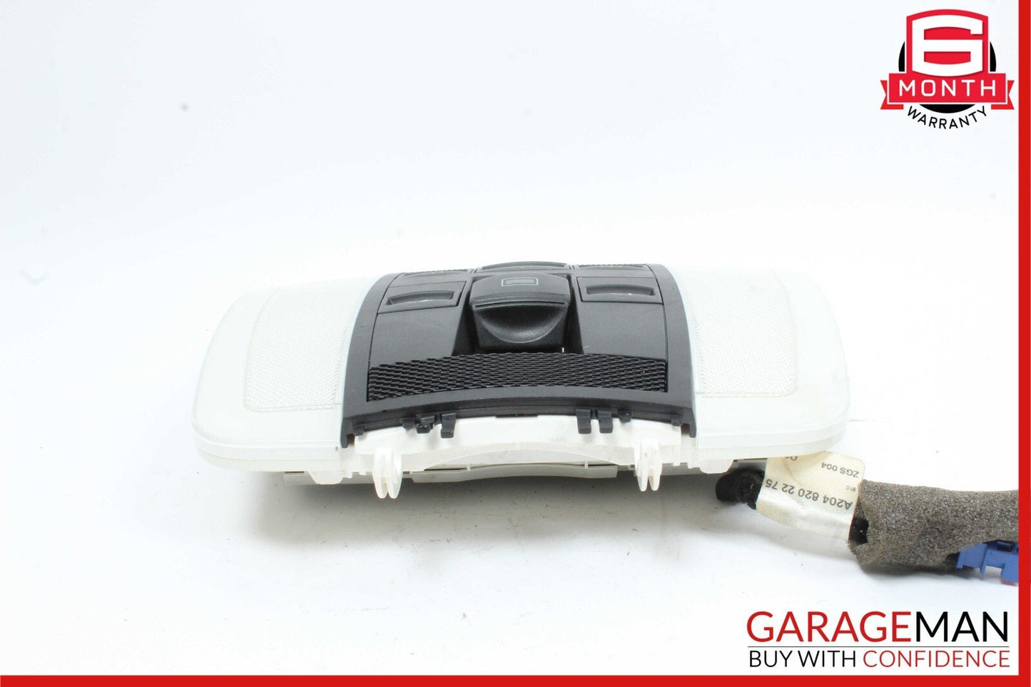 11-14 Mercedes W204 C250 C63 AMG Front Top Upper Overhead Dome Light Lamp Black