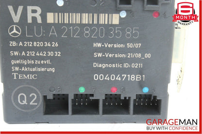 08-11 Mercedes W204 C300 Front Right Passenger Side Door Control Module Unit