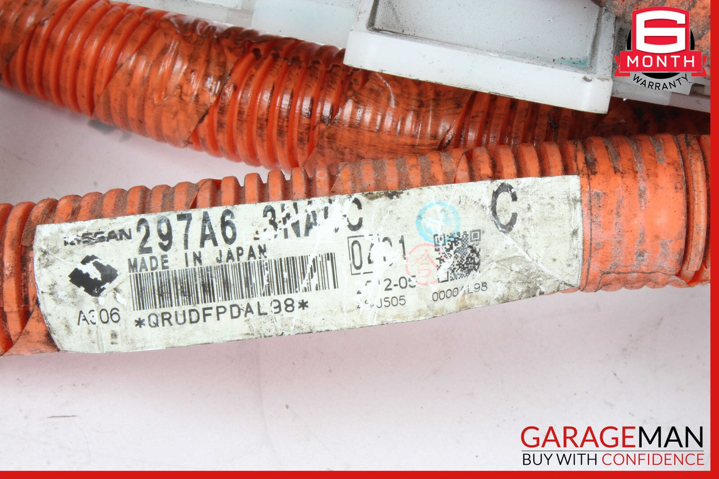 11-12 Nissan Leaf Inverter Electric HIgh Voltage Cable Harness OEM