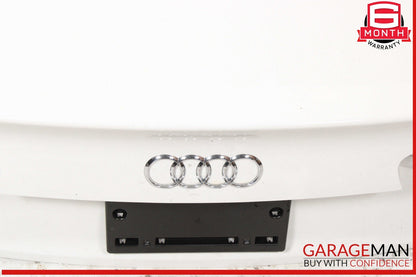 12-16 Audi S4 A4 Trunk Lid Shell White OEM