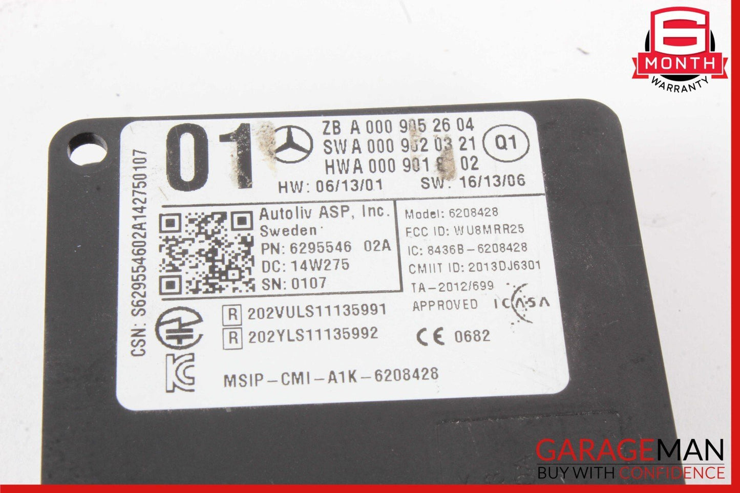 13-20 Mercedes W117 CLA250 Rear Bumper Blind Spot Radar Distronic Module OEM