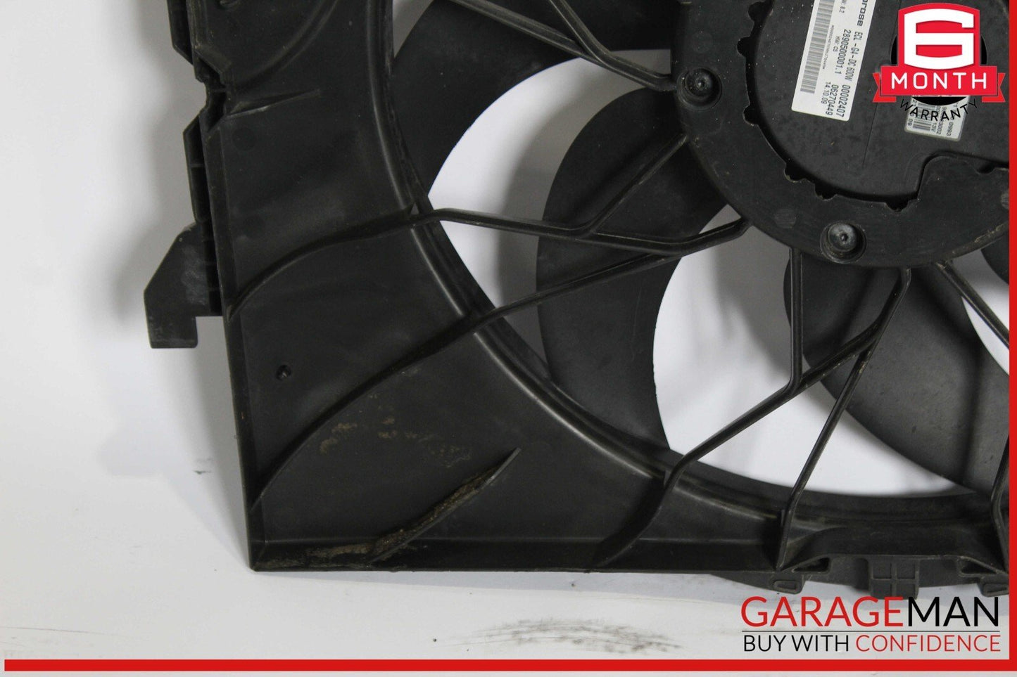 07-14 Mercedes W221 S400 S500 CL550 Engine Cooling Fan Shroud Motor Assembly OEM