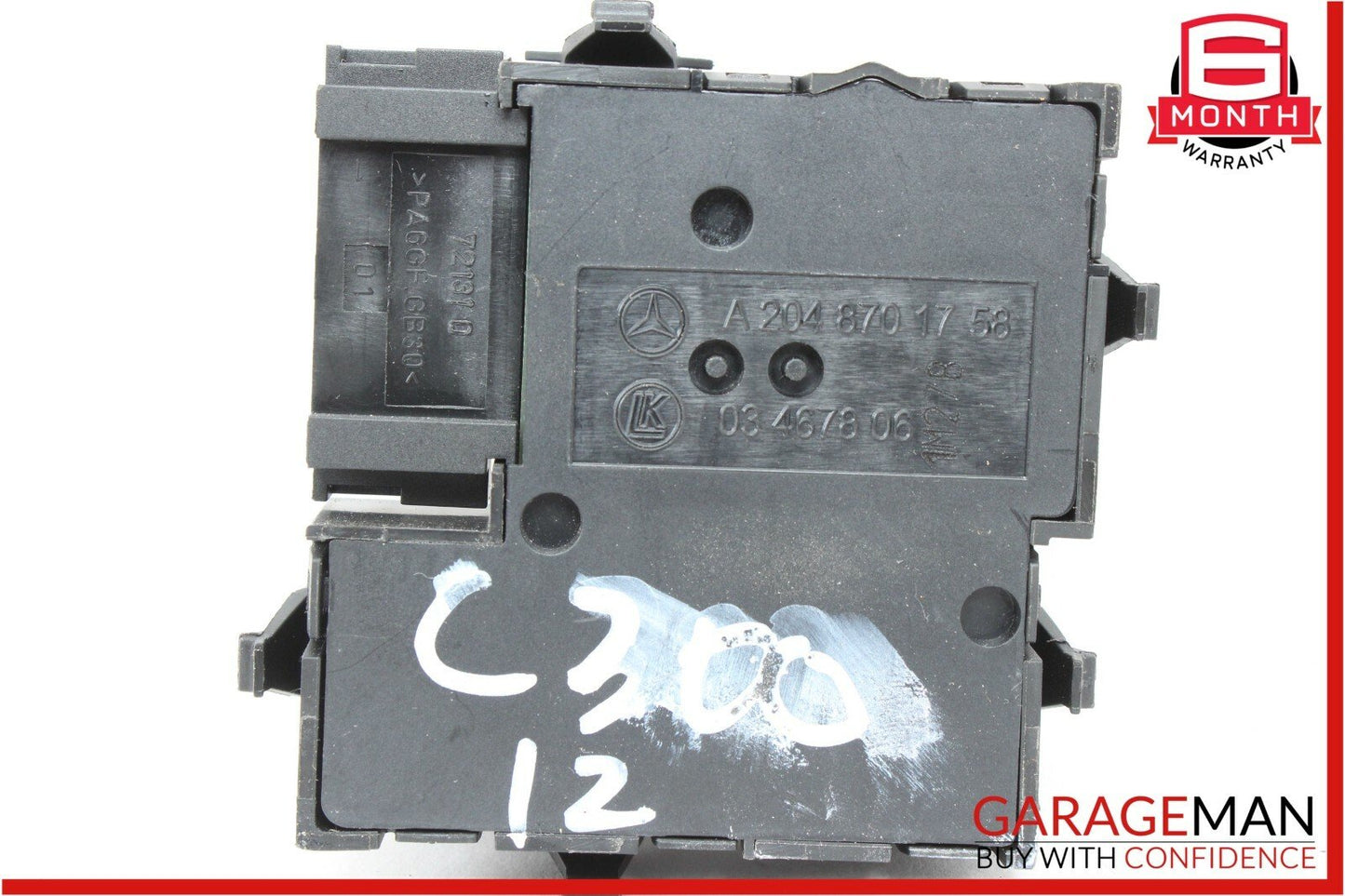 08-14 Mercedes C250 C300 Front Right Side Seat Adjust Controller Switch Module