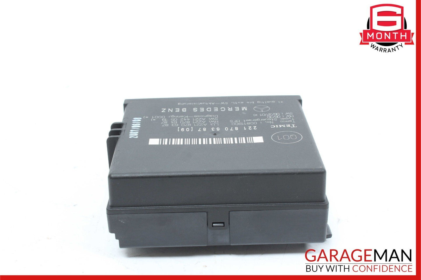 07-09 Mercedes CL550 S550 S63 AMG Trunk Release Remote Open Close Module