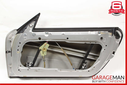 05-08 Porsche Boxster Cayman 987 Front Right Exterior Door Shell Frame Silver