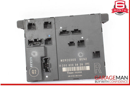 03-12 Mercedes R230 SL500 SL55 SL600 Front Right Side Door Control Module OEM