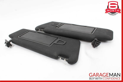 08-15 Mercedes W204 C250 C300 Right and Left Sunvisor Sun Visor Set Black OEM