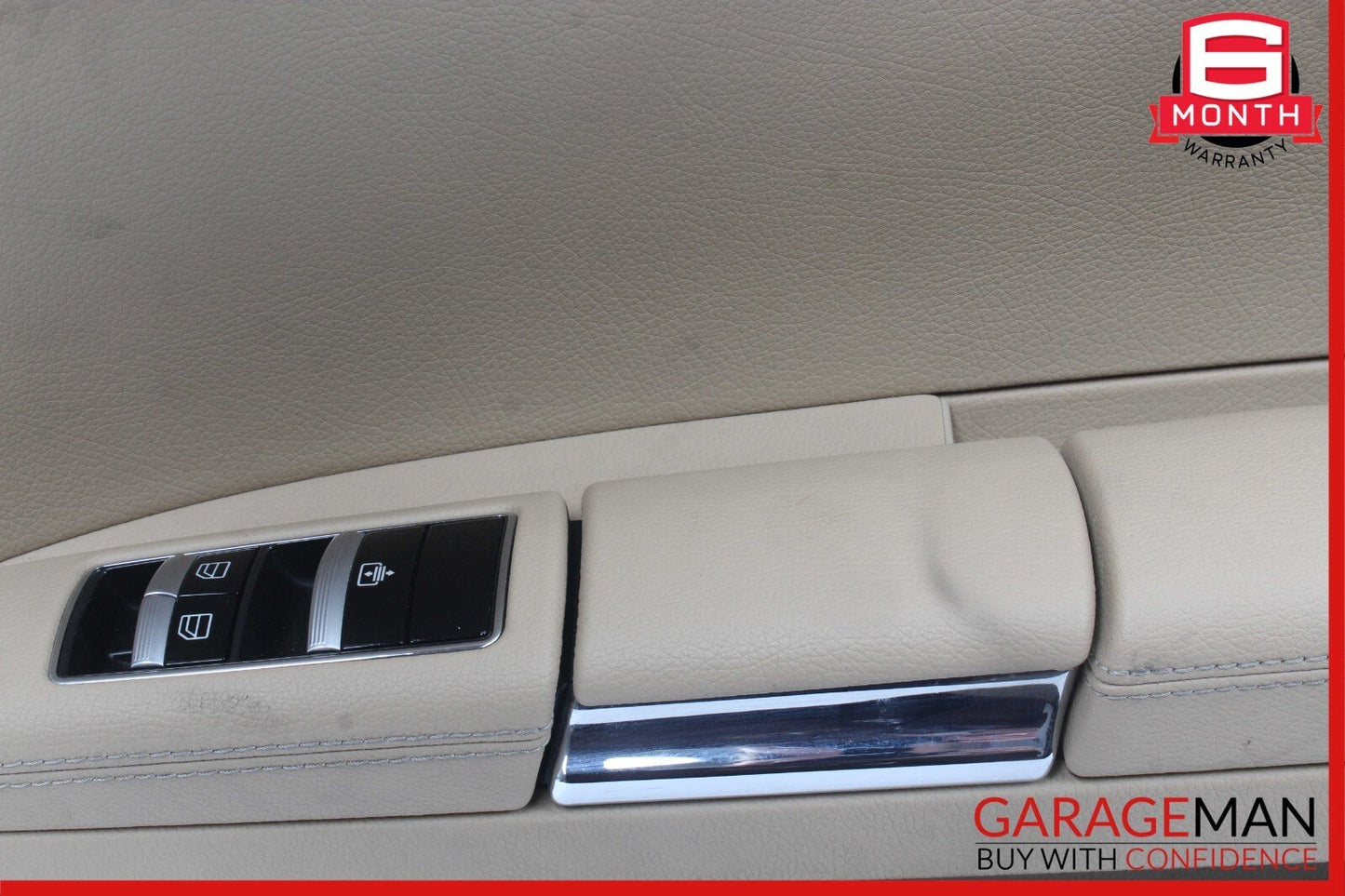 10-13 Mercedes W221 S500 Rear Right Passenger Side Interior Door Panel Grey OEM