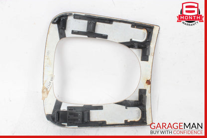 00-06 Mercedes W220 S430 S55 AMG Center Console Shift Shifter Trim Bezel Wood