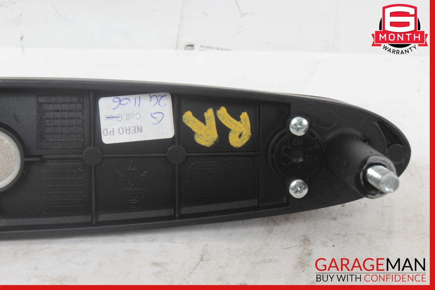 03-13 Maserati Quattroporte M139 Interior Roof Grab Handle Rear Right Side OEM