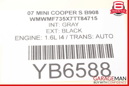 07-13 Mini Cooper Dash Center Left Driver Side Air Vent Grill Duct OEM