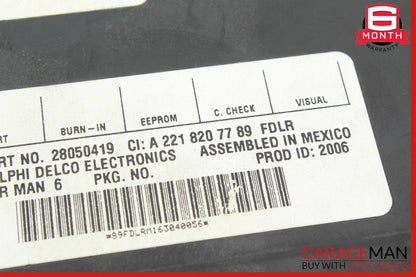 07-14 Mercedes W204 C300 S550 Sirius Satellite Radio Receiver Module DL7039