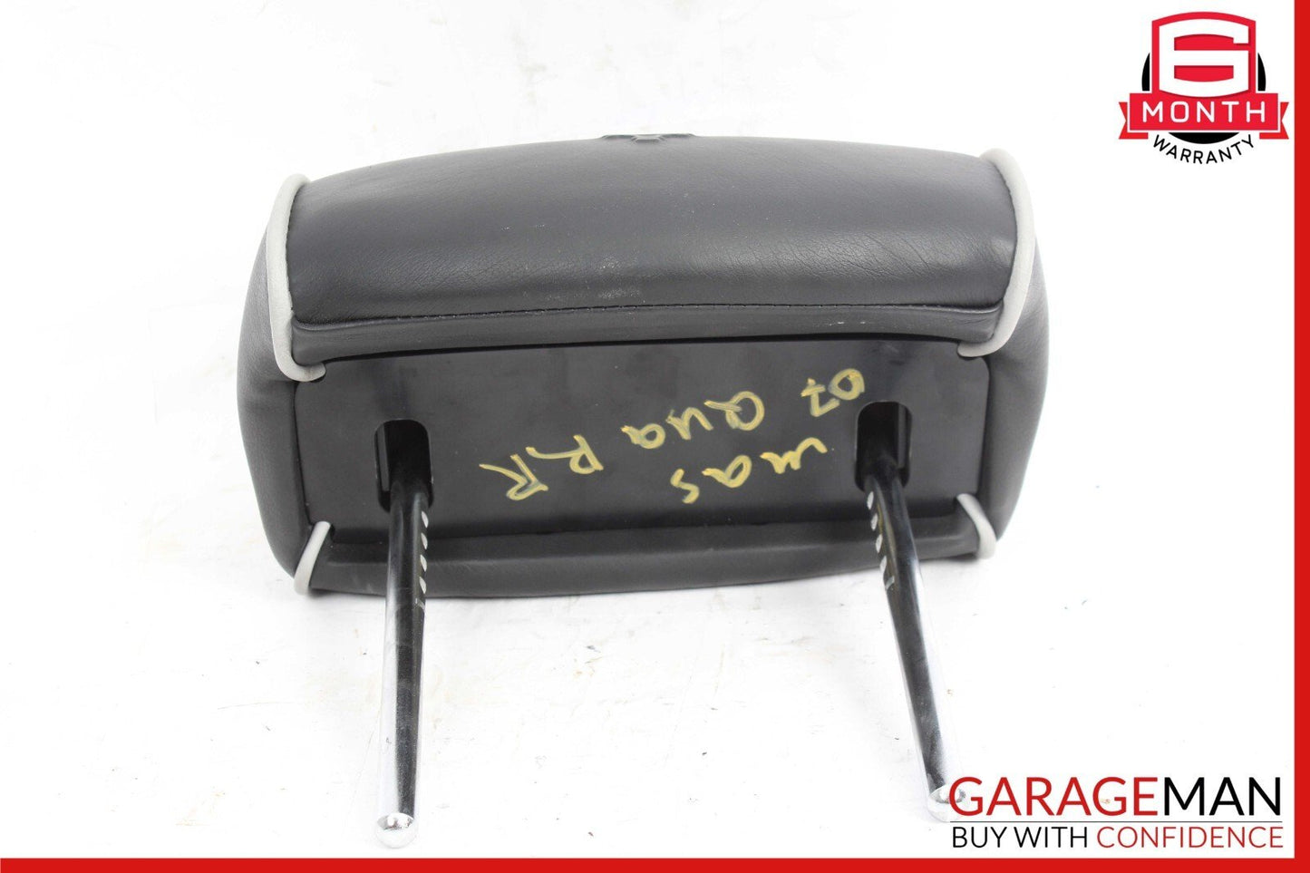 03-13 Maserati Quattroporte M139 Rear Right or Left Seat Headrest Black OEM