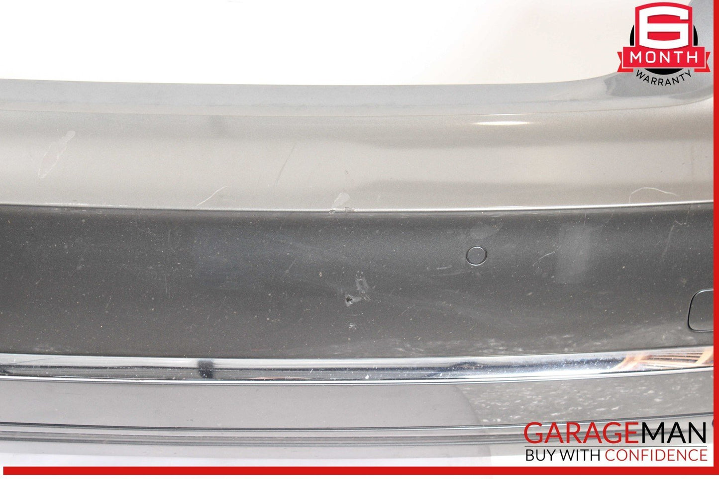15-18 Audi A8 Rear Bumper Cover Assembly Grey 4H0807067E OEM
