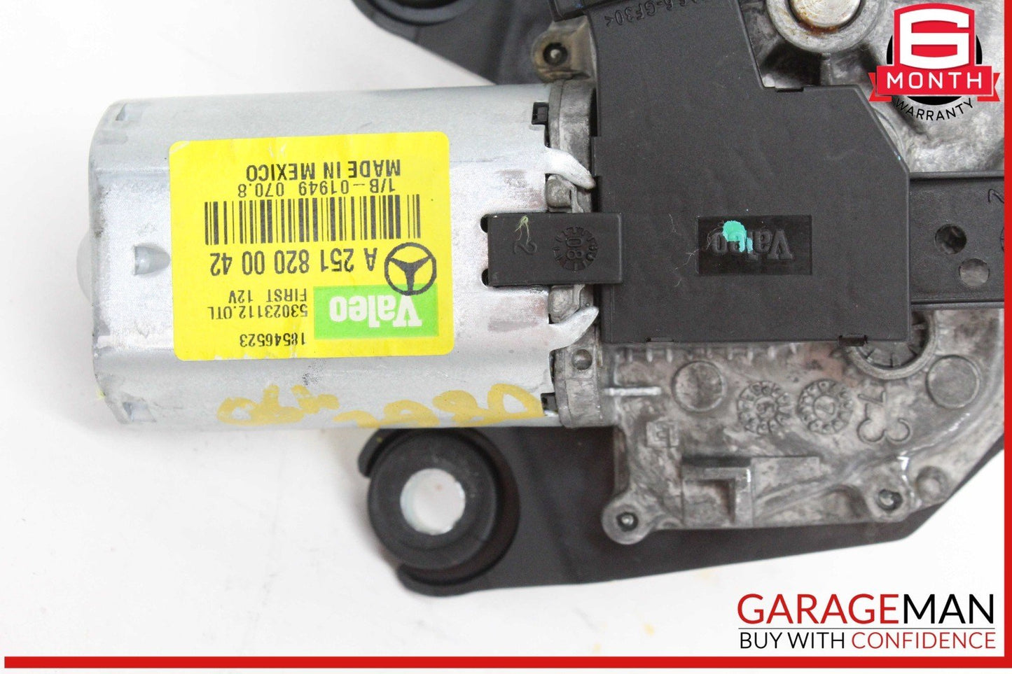 06-19 Mercedes X164 GL450 4MATIC Rear Windshield Wiper Motor 2518200042 OEM