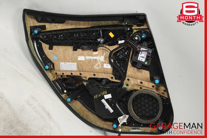 14-17 Maserati Ghibli Rear Right Side Interior Door Trim Panel Assembly Black