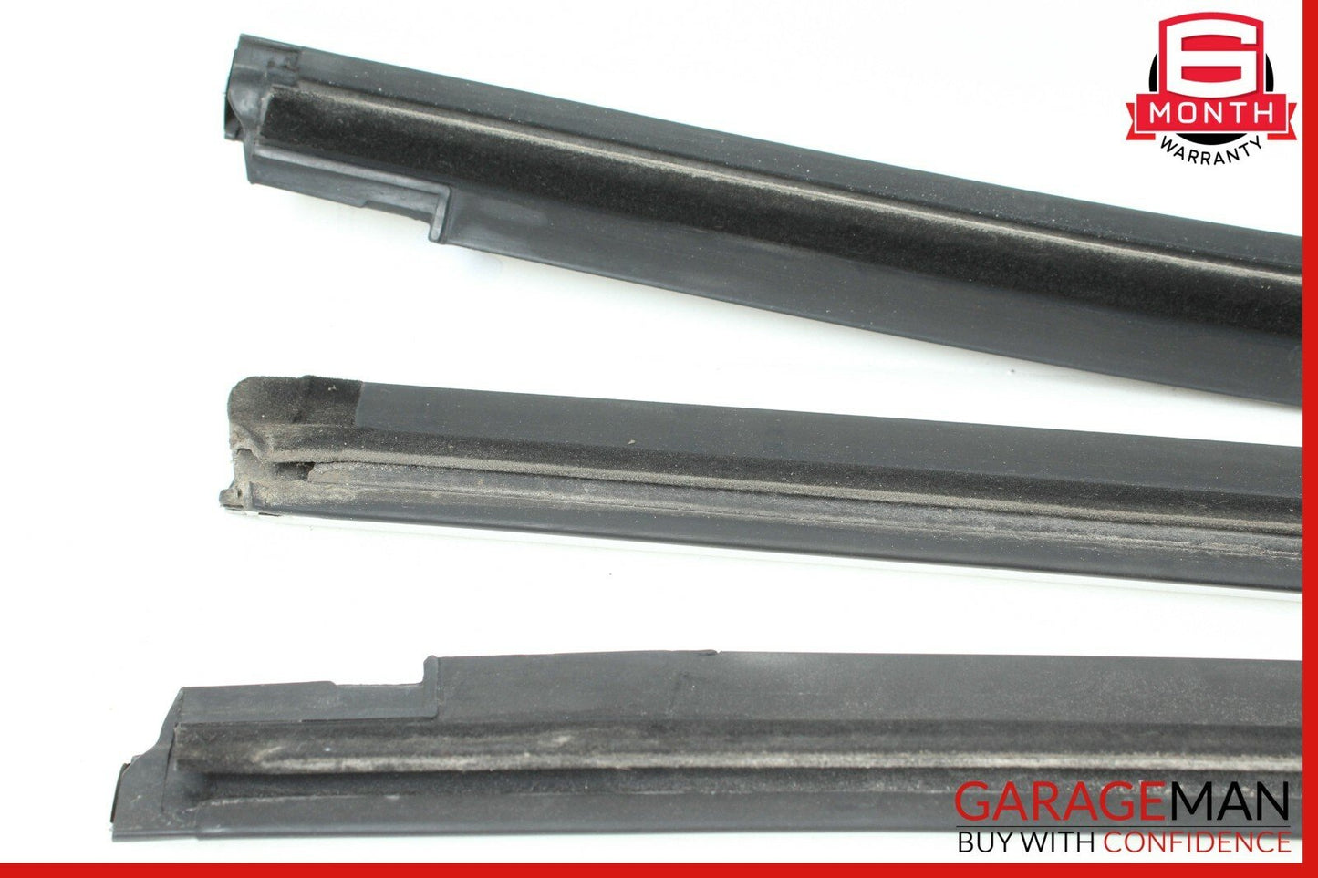 14-17 Maserati Ghibli Rear Exterior Door Chrome Trim Molding Panel Cover Set OEM