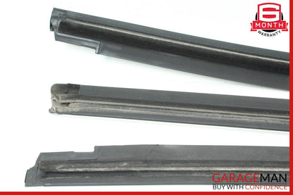 14-17 Maserati Ghibli Rear Exterior Door Chrome Trim Molding Panel Cover Set OEM
