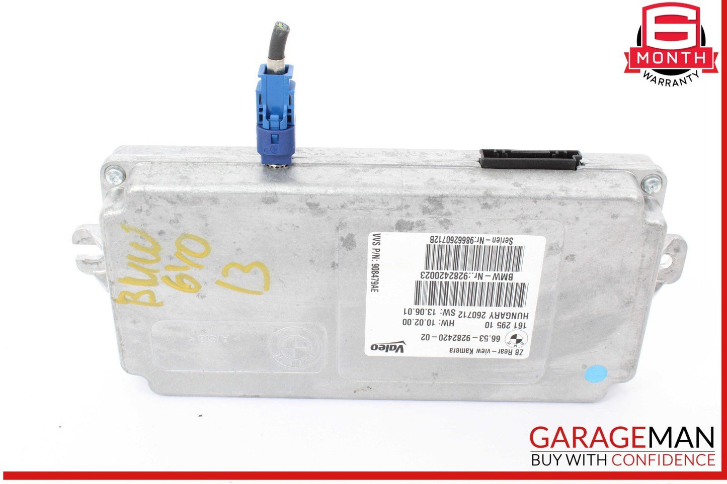 12-18 BMW 640i 650i Rear View Backup Camera Control Module Unit 9282420 OEM