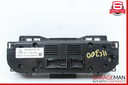 08-11 Mercedes W204 C300 AC A/C Heater Temperature Climate Control Switch Module