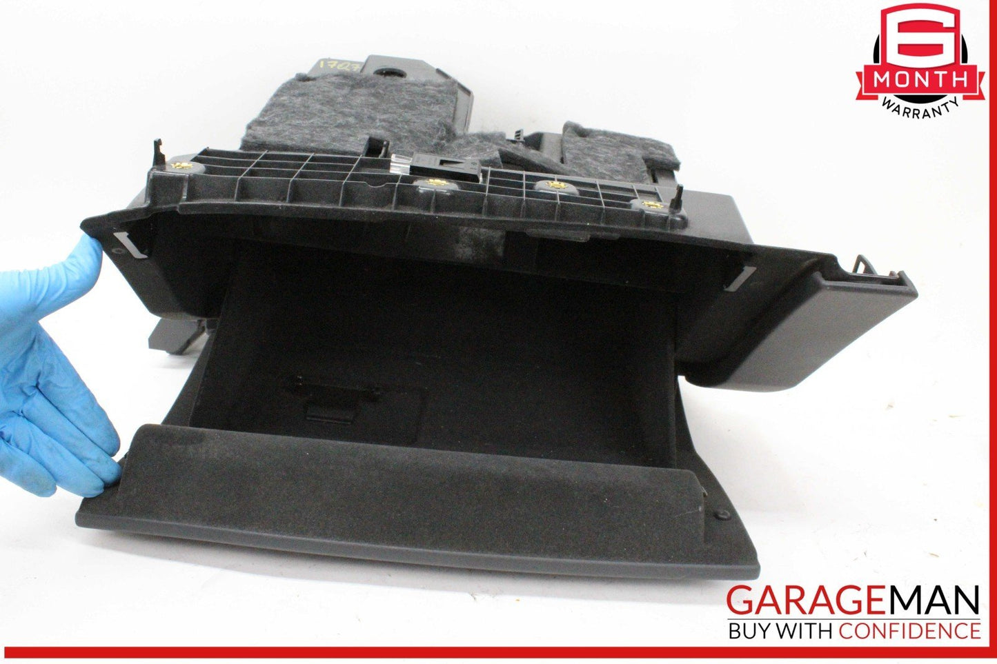 17-24 Audi Q7 Dash Dashboard Glove Box Storage Compartment Black 4M1857035D OEM