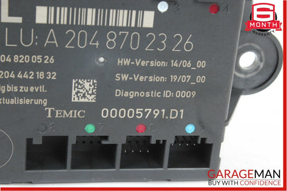 08-14 Mercedes W204 C300 Rear Left Driver Side Door Controller Module Unit OEM